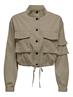 ONLCASHI SHORT JACKET WVN NOOS silver sage