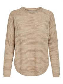 ONLCAVIAR LS PULLOVER CS KNT humus 1