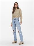 ONLCAVIAR LS PULLOVER CS KNT humus