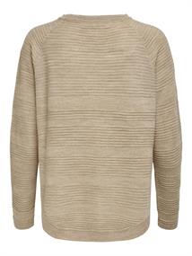 ONLCAVIAR LS PULLOVER CS KNT humus