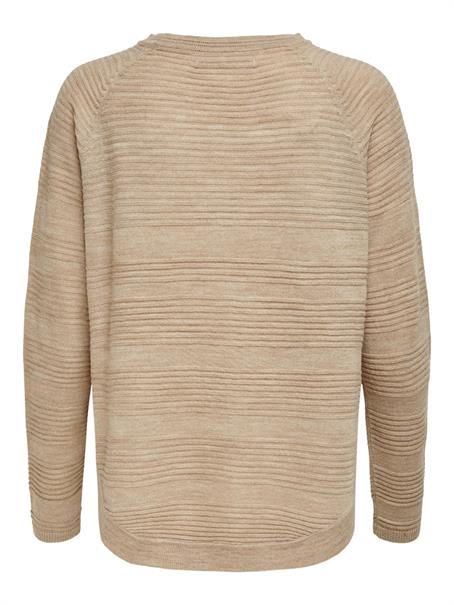 ONLCAVIAR LS PULLOVER CS KNT humus