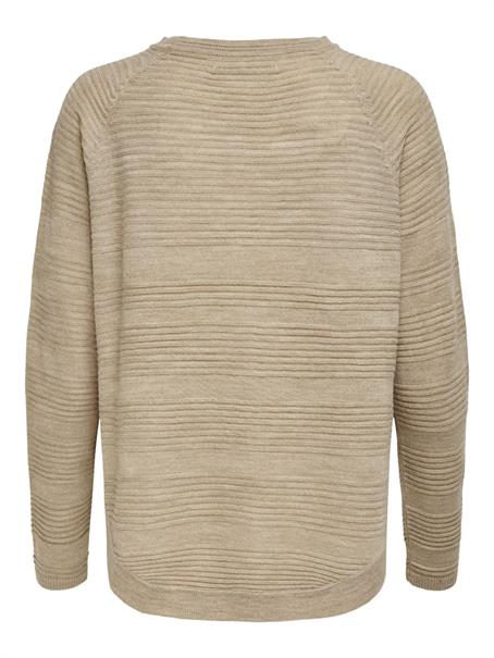 ONLCAVIAR LS PULLOVER CS KNT humus