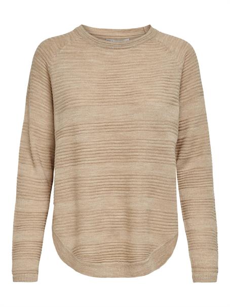ONLCAVIAR LS PULLOVER CS KNT humus