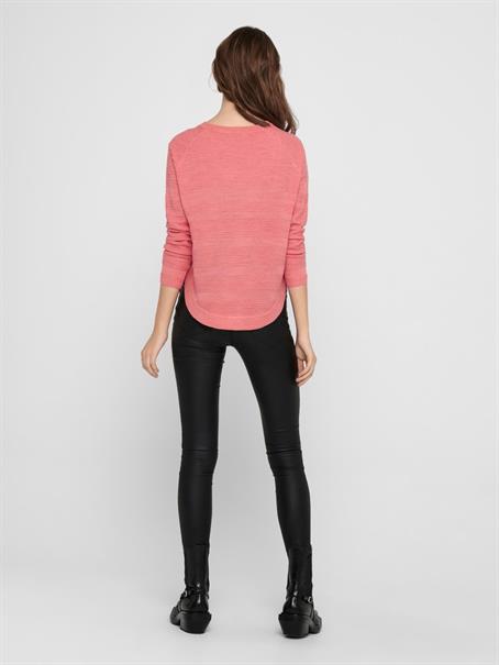 ONLCAVIAR LS PULLOVER CS KNT tea rose 1