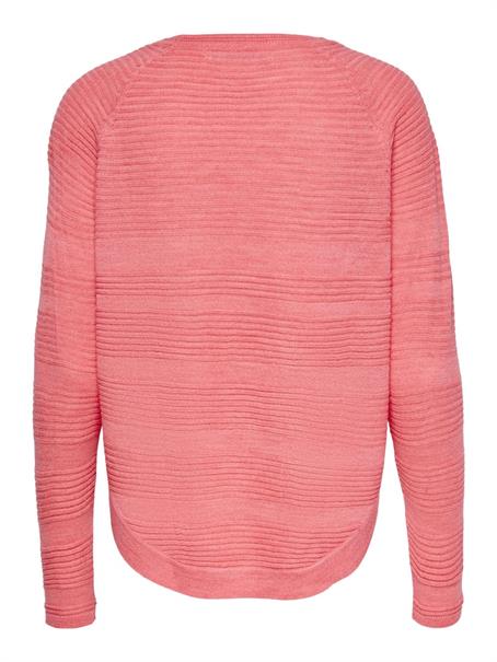 ONLCAVIAR LS PULLOVER CS KNT tea rose 1