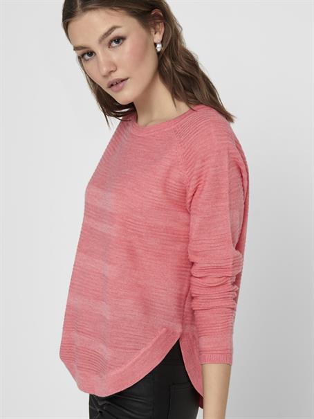 ONLCAVIAR LS PULLOVER CS KNT tea rose 1