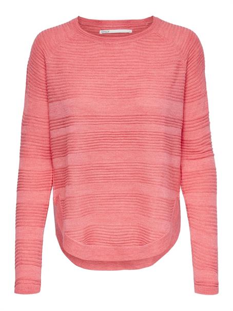 ONLCAVIAR LS PULLOVER CS KNT tea rose 1