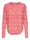 ONLCAVIAR LS PULLOVER CS KNT tea rose 1
