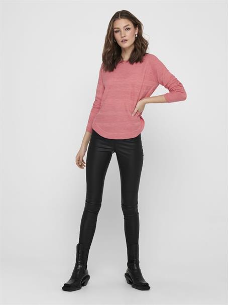 ONLCAVIAR LS PULLOVER CS KNT tea rose