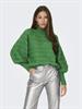 ONLCELINA LS HIGH PULLOVER RP KNT island green
