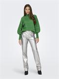 ONLCELINA LS HIGH PULLOVER RP KNT island green