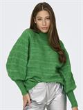 ONLCELINA LS HIGH PULLOVER RP KNT island green