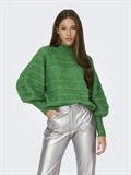 ONLCELINA LS HIGH PULLOVER RP KNT island green