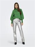 ONLCELINA LS HIGH PULLOVER RP KNT island green