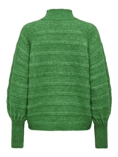 ONLCELINA LS HIGH PULLOVER RP KNT island green