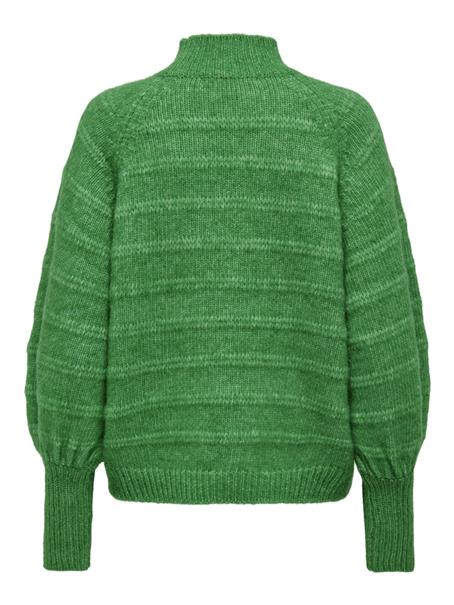 ONLCELINA LS HIGH PULLOVER RP KNT island green
