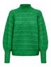 ONLCELINA LS HIGH PULLOVER RP KNT island green