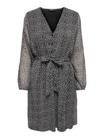 ONLCERA LIFE 3/4 SHORT DRESS WVN NOOS black