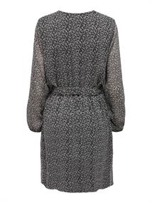 ONLCERA LIFE 3/4 SHORT DRESS WVN NOOS black