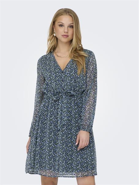 ONLCERA LIFE 3/4 SHORT DRESS WVN NOOS night sky2