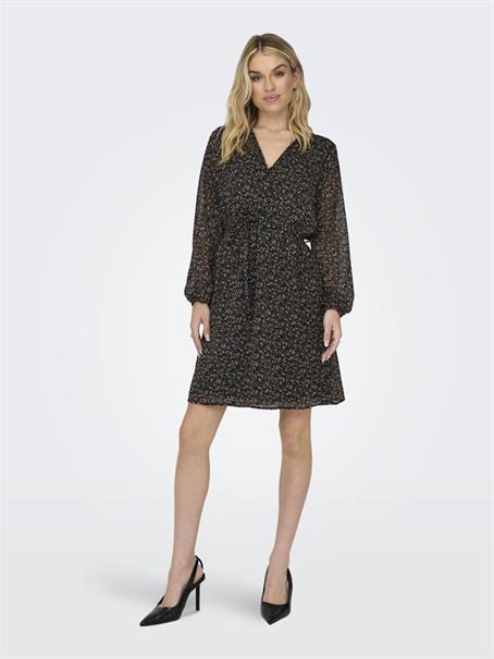ONLCERA LIFE 3/4 SHORT DRESS WVN NOOS schwarz4