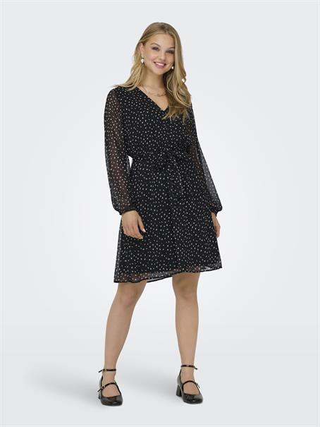 ONLCERA LIFE 3/4 SHORT DRESS WVN NOOS schwarz5