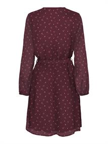 ONLCERA LIFE 3/4 SHORT DRESS WVN NOOS windsor wine