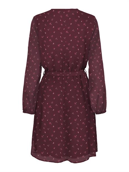 ONLCERA LIFE 3/4 SHORT DRESS WVN NOOS windsor wine