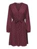 ONLCERA LIFE 3/4 SHORT DRESS WVN NOOS windsor wine