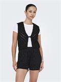 ONLCHILI S/L STRING VEST KNT NOOS black