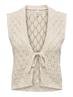 ONLCHILI S/L STRING VEST KNT NOOS ecru