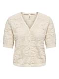 ONLCHLOE SS CADIGAN KNT ecru