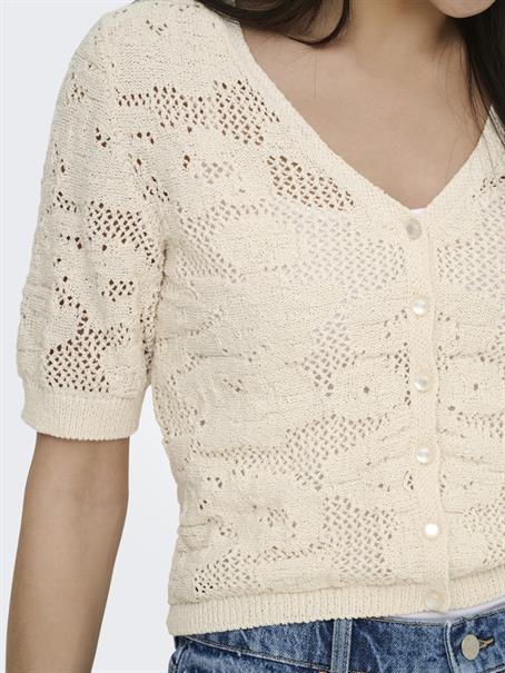 ONLCHLOE SS CADIGAN KNT ecru