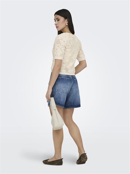 ONLCHLOE SS CADIGAN KNT ecru