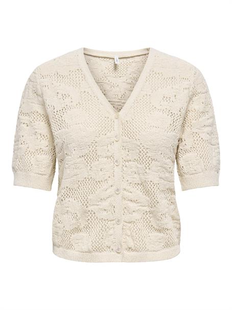 ONLCHLOE SS CADIGAN KNT ecru
