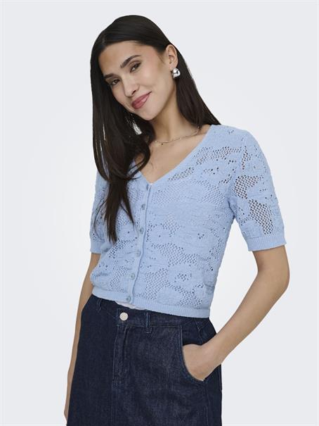 ONLCHLOE SS CADIGAN KNT soft chambray