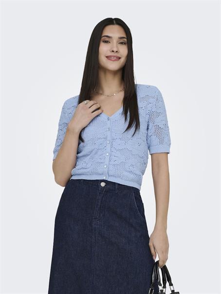 ONLCHLOE SS CADIGAN KNT soft chambray
