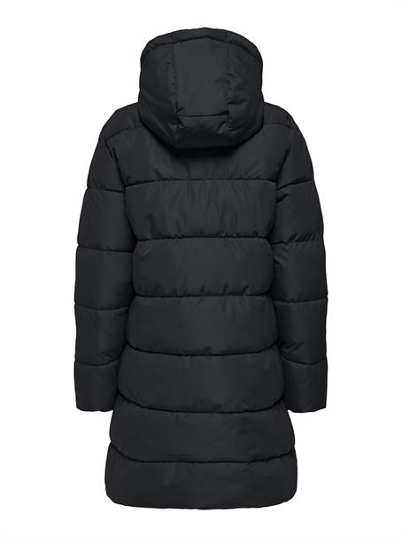ONLCLAIR PUFFER HOOD COAT CC OTW black