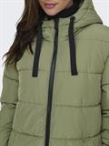 ONLCLAIR PUFFER HOOD COAT CC OTW loden green