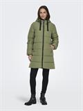 ONLCLAIR PUFFER HOOD COAT CC OTW loden green