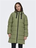 ONLCLAIR PUFFER HOOD COAT CC OTW loden green
