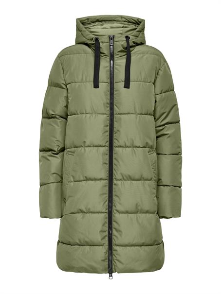 ONLCLAIR PUFFER HOOD COAT CC OTW loden green