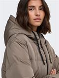 ONLCLAIR PUFFER HOOD COAT CC OTW walnut
