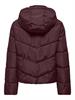 ONLCLAIR PUFFER HOOD JACKET CC OTW fudge
