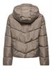 ONLCLAIR PUFFER HOOD JACKET CC OTW walnut