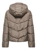 ONLCLAIR PUFFER HOOD JACKET CC OTW walnut