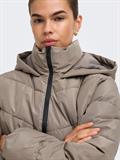 ONLCLAIR PUFFER HOOD JACKET CC OTW walnut