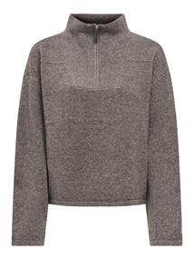 ONLCLARA LS HALF ZIP KNT bracken