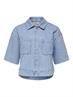 ONLCLEO LIFE SS CROP DNM SHIRT PIM NOOS light blue denim