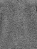 ONLCLOVER LS LACE V-NECK REVERSIBLE KNT medium grey melange